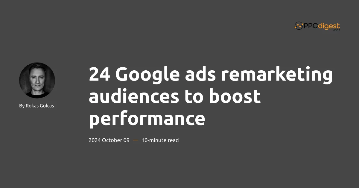 24 google ads remarketing audiences