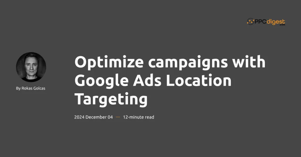 google ads location targeting