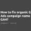 How to fix organic Google Ads campaign name in GA4?