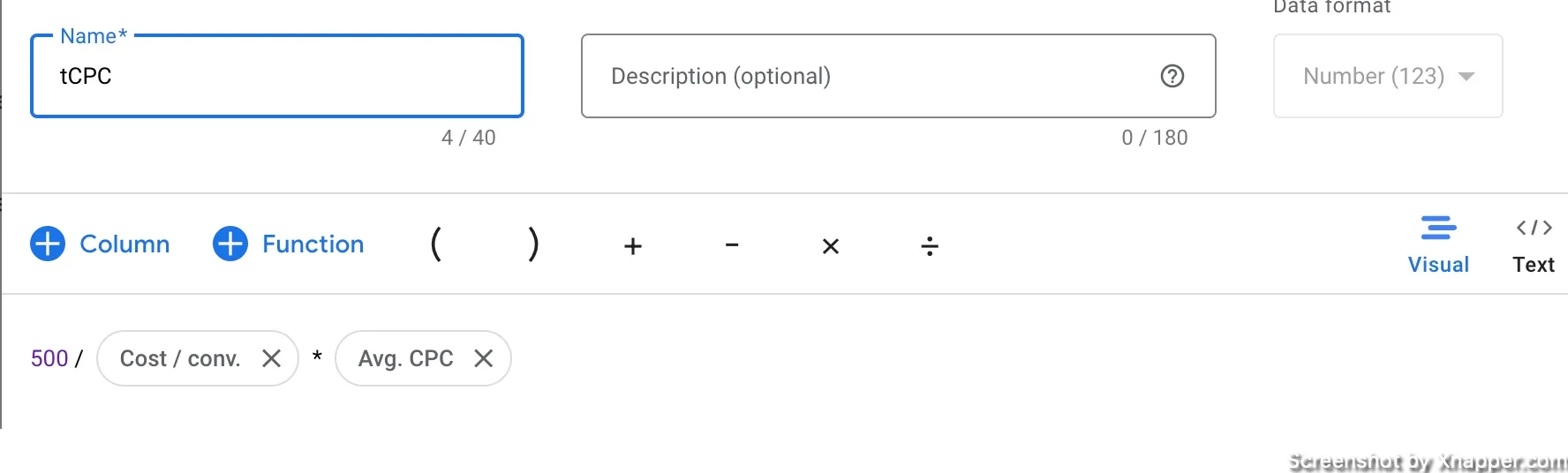 target cpc formula